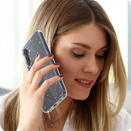 Husa de protectie Techsuit SparkleSkin Series compatibil cu Samsung Galaxy A15 4G / A15 5G, Transparent
