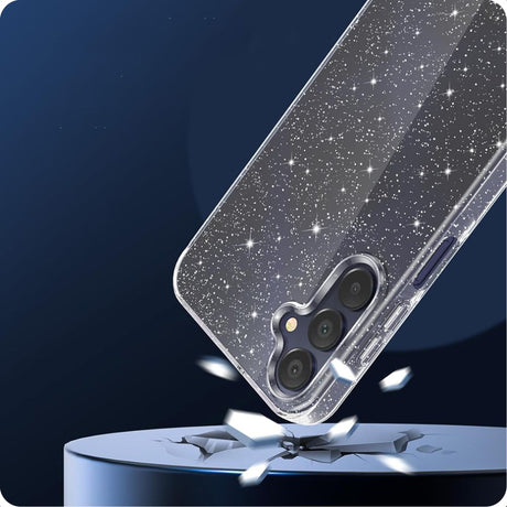 Husa de protectie Techsuit SparkleSkin Series compatibil cu Samsung Galaxy A15 4G / A15 5G, Transparent