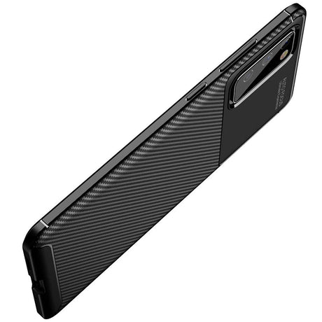 Husa de protectie Techsuit CarbonFiber compatibil cu Samsung Galaxy S20 FE / S20 FE 5G, Negru