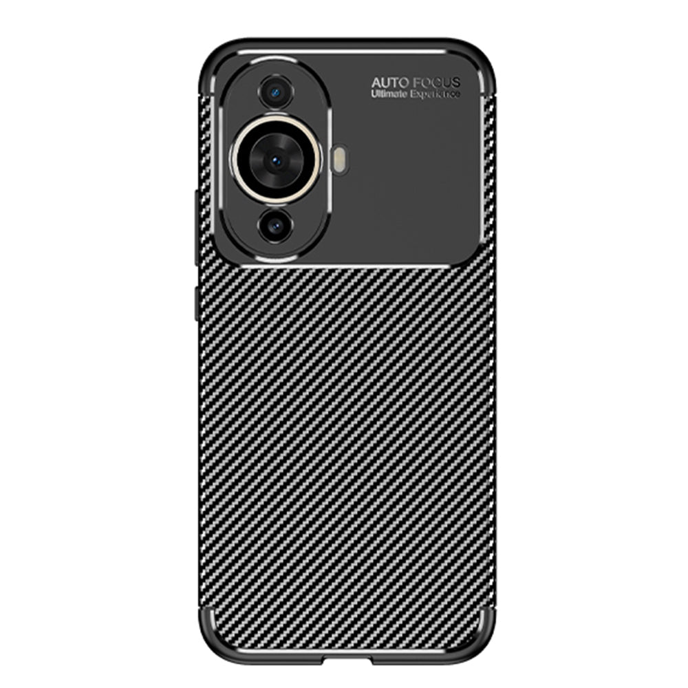 Husa de protectie Techsuit CarbonFiber compatibil cu Huawei nova 11 / nova 12s, Negru