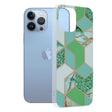 Husa de protectie Techsuit Marble Series compatibil cu iPhone 13 Pro Max, Verde Hex