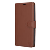 TechSuit Husa de protectie Techsuit Leather Folio compatibil cu iPhone 11 Pro Max, Maro – imagine 4