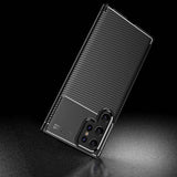 Husa de protectie Techsuit CarbonFiber compatibil cu Samsung Galaxy S22 Ultra 5G, Negru