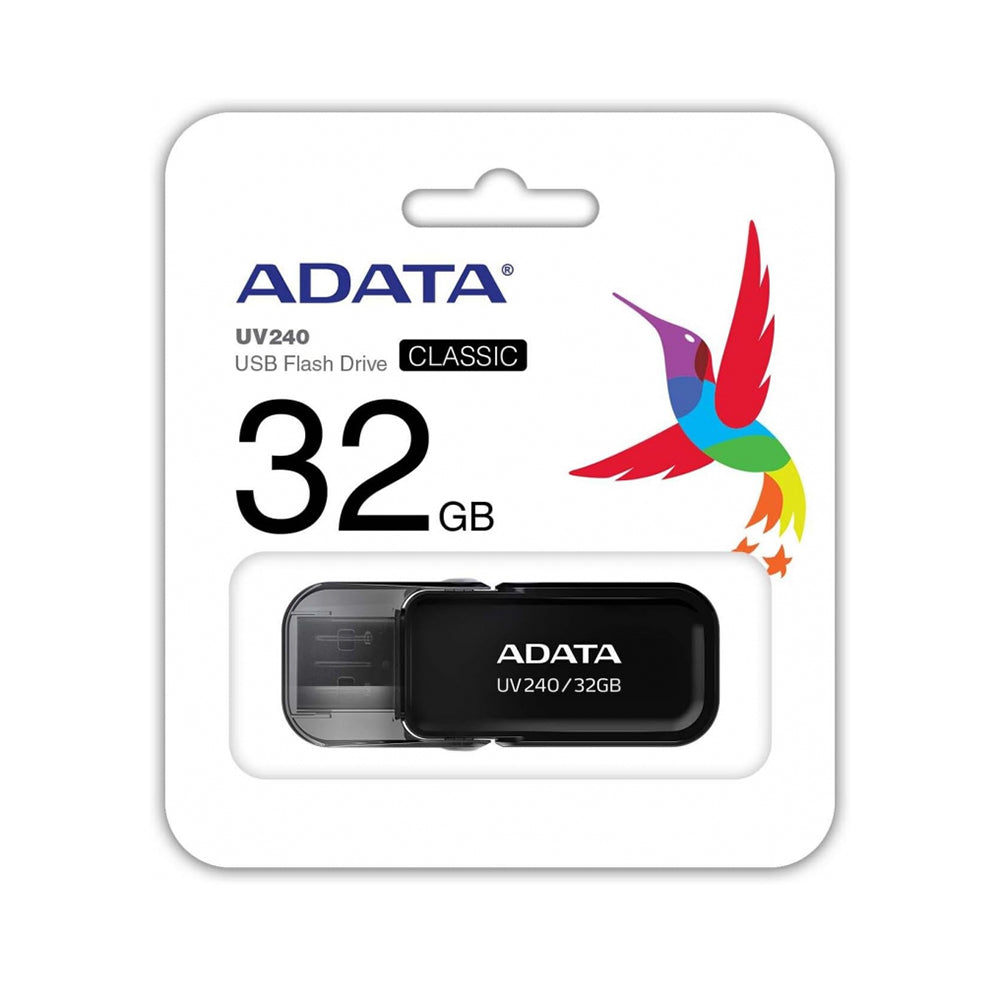 Stick Memorie Adata UV240 (AUV240-32G-RBK), USB 2.0, 32GB, Negru