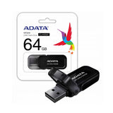 Stick de Memorie Adata UV240 (AUV240-64G-RBK), 64GB, USB 2.0, Negru