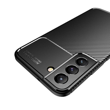 Husa de protectie Techsuit CarbonFiber compatibil cu Samsung Galaxy S21 FE 5G, Negru