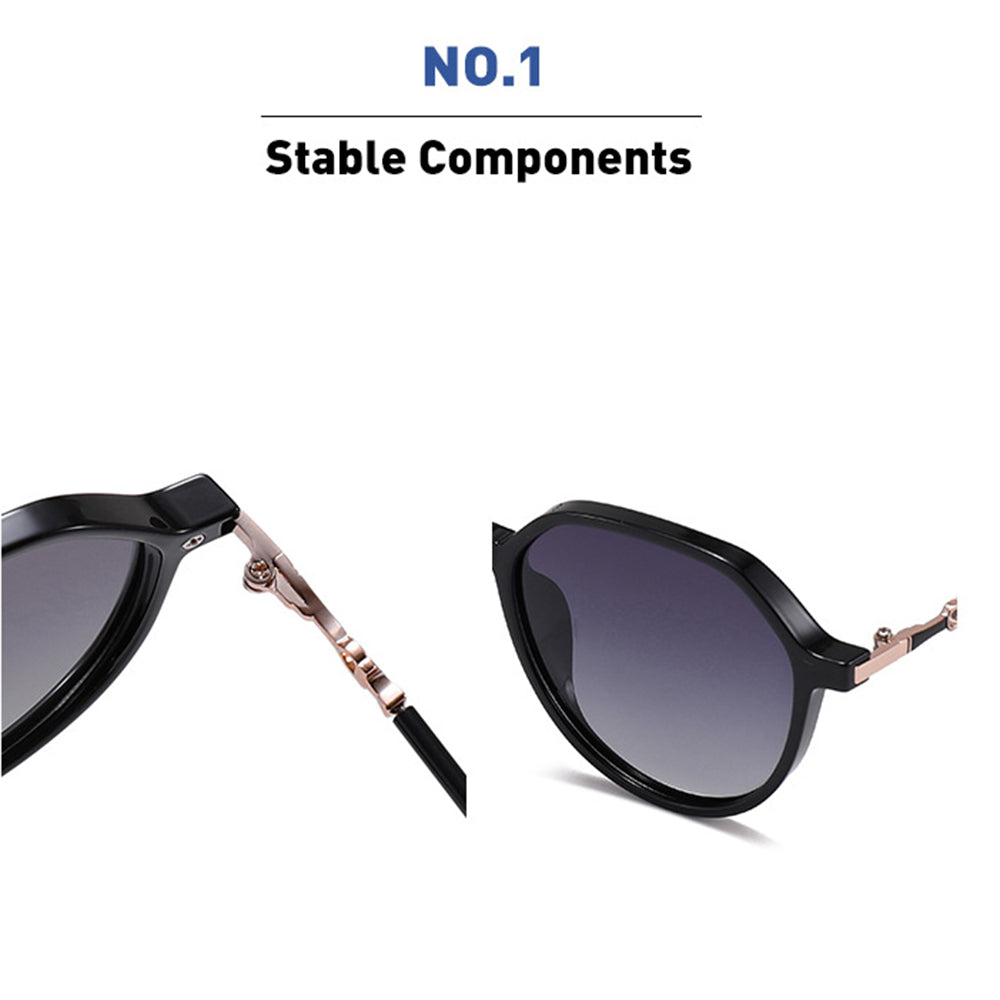 Ochelari de Soare Techsuit Polarised PC (2203), Metal, Maro