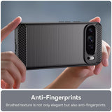 Husa de protectie Techsuit Carbon Silicone compatibil cu Google Pixel 9 Pro XL, Albastru