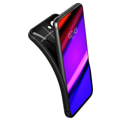 Husa de protectie Spigen Rugged Armor (ACS03986) compatibil cu Samsung Galaxy S22, Negru