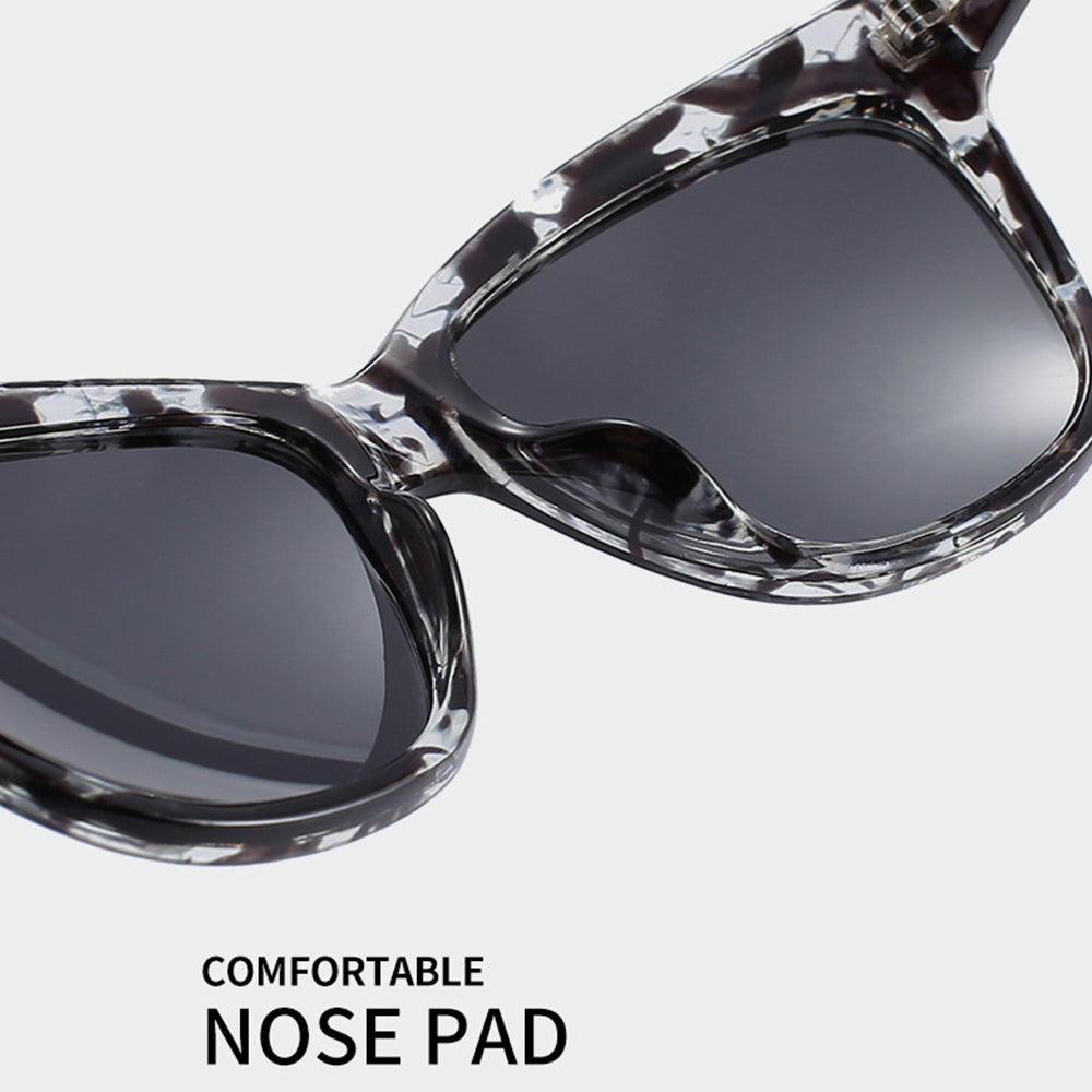 Techsuit Sunglasses Polarised PC (OD8155-C4), UV Protection, Flowers / Negru
