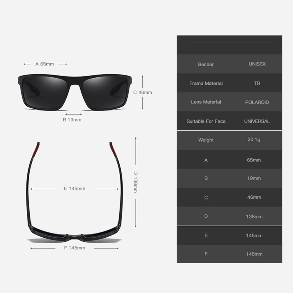 Ochelari de Soare Techsuit Polarised TR90 (MM101), Maro