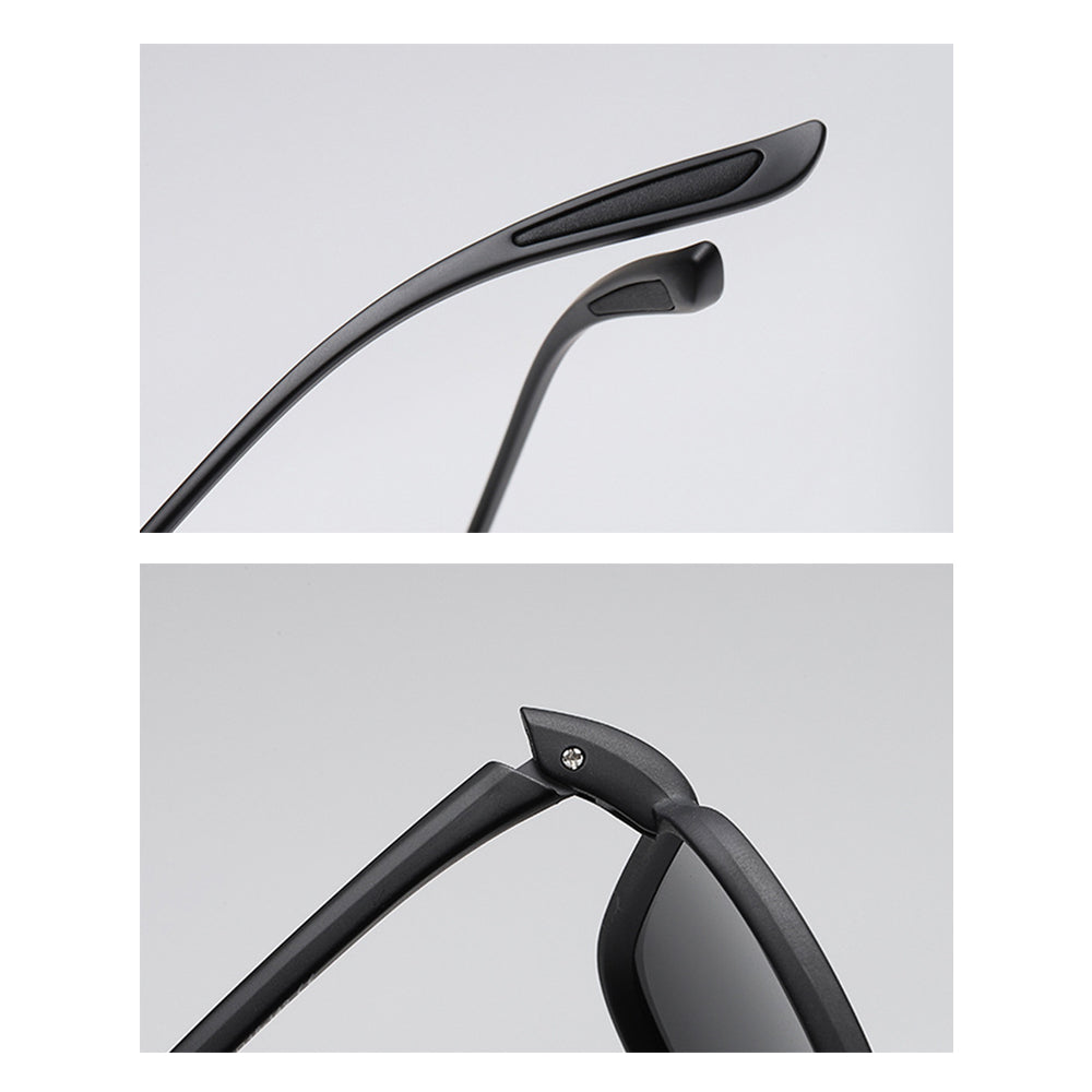 Techsuit Sunglasses Polarised TR90 (MM99), UV Protection, Matte Brown