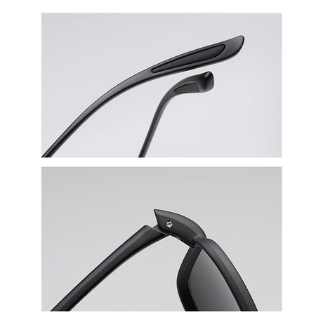 Techsuit Sunglasses Polarised TR90 (MM99), UV Protection, Matte Brown