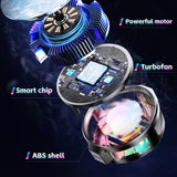 Accesoriu gaming Techsuit Phone Cooler (P66), Magnetic, with RGB Lights, Detachable Clip, for iOS and Android, Negru