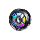 Accesoriu gaming Techsuit Phone Cooler (SL18), Magnetic, Temperature Display, RGB Lights, Fast Cooling, Universal, Negru