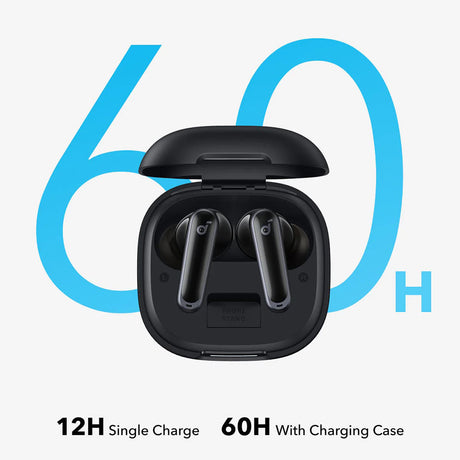 Casti Anker SoundCore P40i (A3955G21), TWS, Noise Cancelling, Bluetooth 5.2, Touch Control, Alb