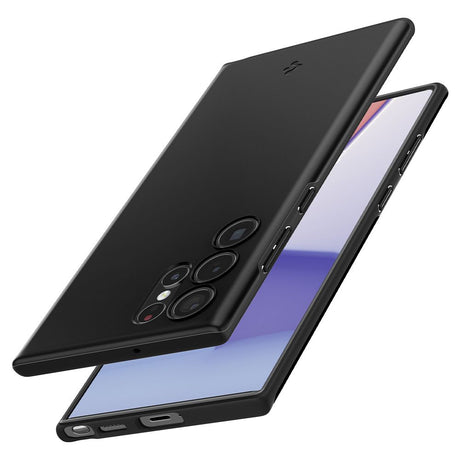 Spigen Thin Fit fekete védőtok Samsung Galaxy S22 Ultra 5G készülékhez