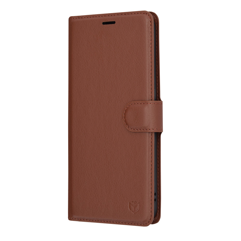 Husa de protectie Techsuit Leather Folio compatibil cu Nothing Phone (2), Maro