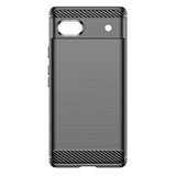 Husa de protectie Techsuit Carbon Silicone compatibil cu Google Pixel 6a, Negru