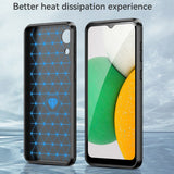 Husă Techsuit Carbon Silicone neagră pentru Samsung Galaxy A03 Core