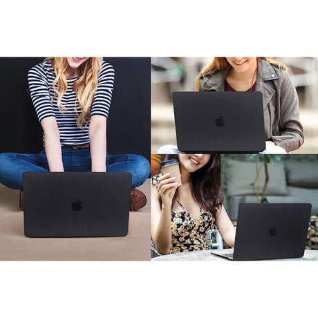 Husa de protectie MacBook Techsuit UltraShell compatibil cu MacBook Air 15" (2023 / 2024 / 2025 / 2026), Negru Mat