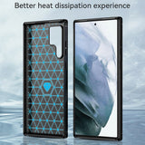 Husa de protectie Techsuit Carbon Silicone compatibil cu Samsung Galaxy S22 Ultra, Negru