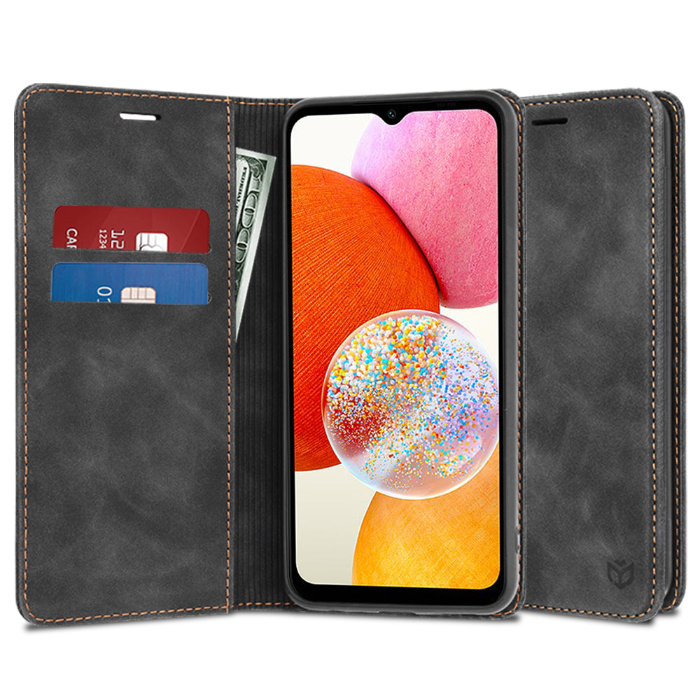Husa de protectie Techsuit Confy compatibil cu Samsung Galaxy A14 4G / A14 5G, Negru