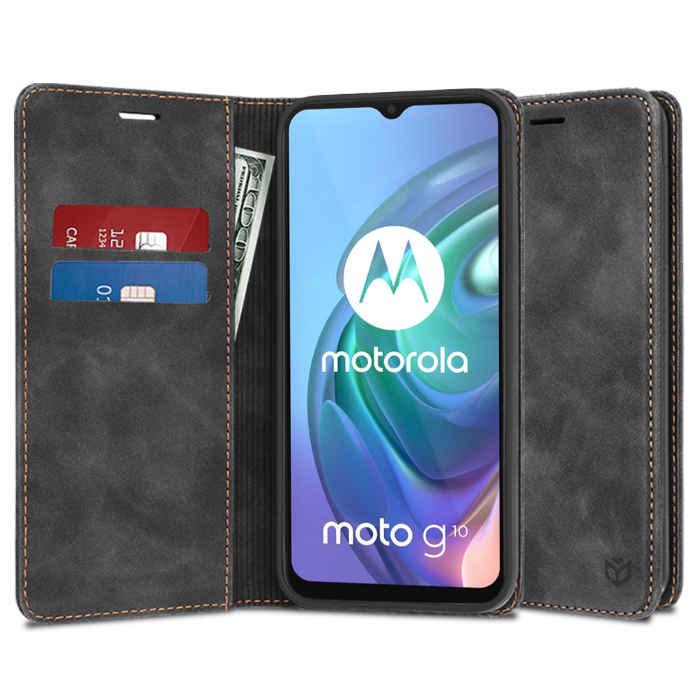 Husa de protectie Techsuit Confy compatibil cu Motorola Moto G10 / Moto G20 / Moto G30, Negru