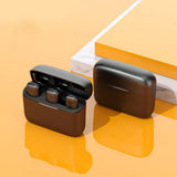 Casti Techsuit (set de 2) Lavalier Wireless (LW4), Receiver, Type-C, Noise Reduction, Omnidirectional, Plug and Play, Negru