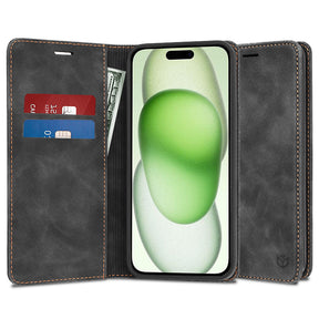 Husa de protectie Techsuit Confy compatibil cu iPhone 15 Plus, Negru