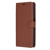 Husa de protectie Techsuit Leather Folio compatibil cu Samsung Galaxy A14 4G / A14 5G, Maro