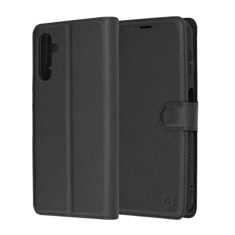 Husa de protectie Techsuit Leather Folio compatibil cu Samsung Galaxy A14 4G / A14 5G, Negru