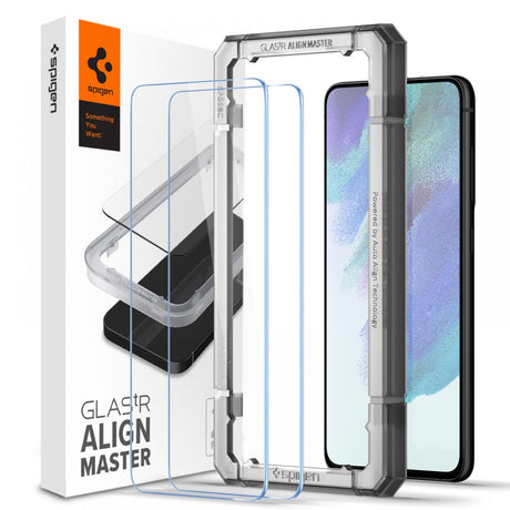Folie sticlă Spigen Glas.tR Align Master pentru Galaxy S21 FE 5G, transparentă