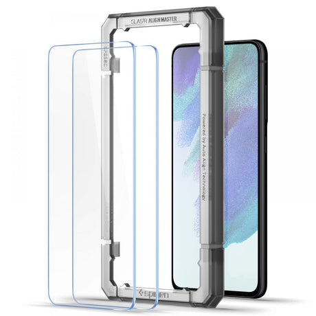 Folie sticlă Spigen Glas.tR Align Master pentru Galaxy S21 FE 5G, transparentă
