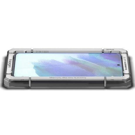 Folie sticlă Spigen Glas.tR Align Master pentru Galaxy S21 FE 5G, transparentă