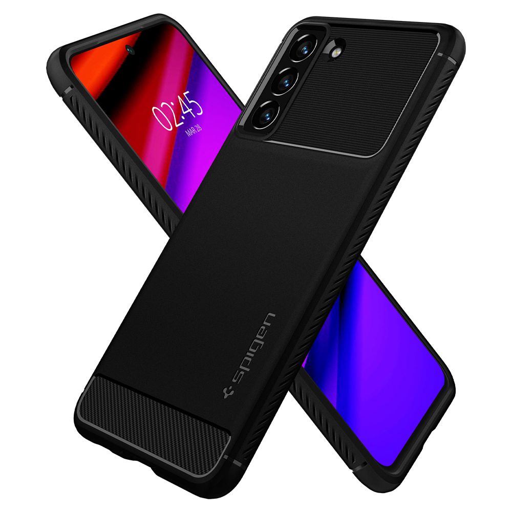 Husa pentru Samsung Galaxy S21 FE 5G - Spigen Rugged Armor (ACS03049) - Black