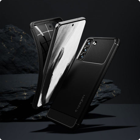Husa pentru Samsung Galaxy S21 FE 5G - Spigen Rugged Armor (ACS03049) - Black