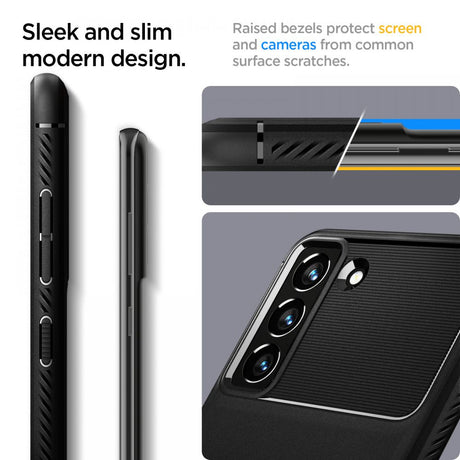 Husa pentru Samsung Galaxy S21 FE 5G - Spigen Rugged Armor (ACS03049) - Black