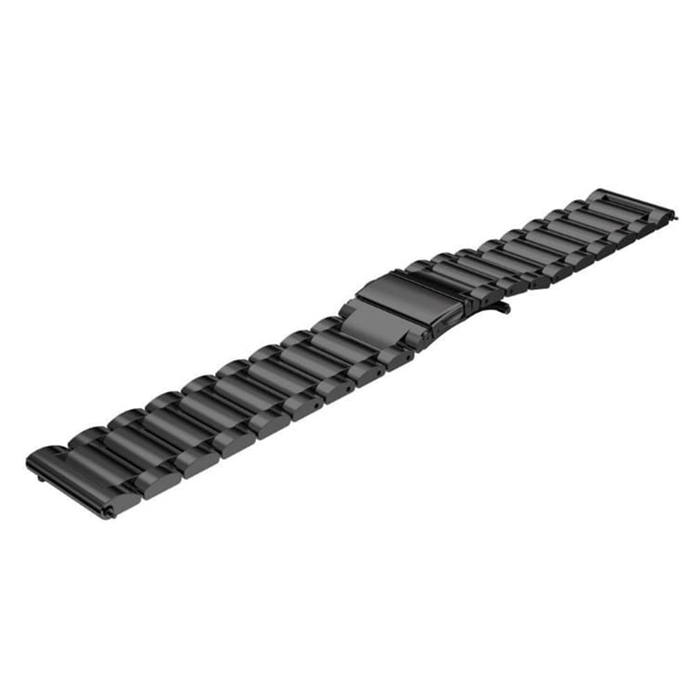 Curea smartwatch Techsuit Watchband 18mm (W010) compatibil cu Huawei Watch GT 4 (41mm)/W1/Honor Watch S1/Garmin Venu 2S/Vivoactive 4S, Negru