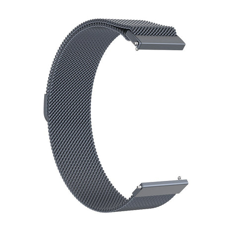 Curea smartwatch Techsuit Watchband 18mm (W009) compatibil cu Huawei Watch GT 4 (41mm)/W1/Honor Watch S1/Garmin Venu 2S/Vivoactive 4S, Albastru