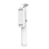 Suport Techsuit Selfie Stick (Q01), with Bluetooth Remote Control and Stable Tripod Mount, 101cm, Alb