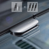 Gadget Baseus Car Wiper Regenerator (CRXFQ-0S), One-touch Repair, with Portable Lanyard, Fine Sanding Strip, Metal, Argintiu