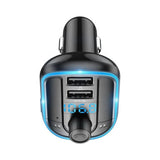 Gadget Yesido FM Modulator with Car Charger (Y44), 2xUSB-A, with LED Display, RGB Light, 3.1A, Negru