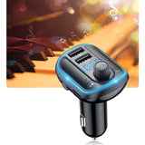 Gadget Yesido FM Modulator with Car Charger (Y44), 2xUSB-A, with LED Display, RGB Light, 3.1A, Negru