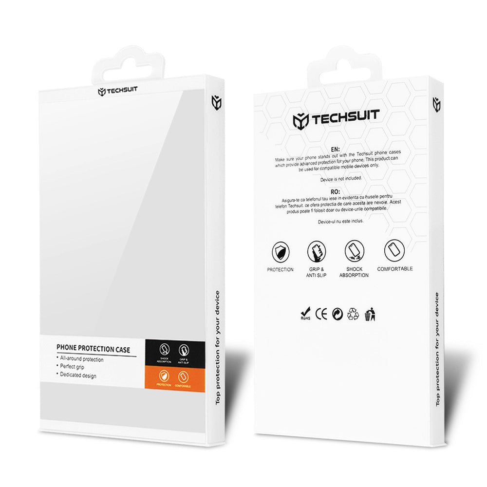 Husa de protectie Techsuit Luxury Crystal MagSafe compatibil cu Samsung Galaxy S23, Argintiu