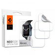 Accesoriu smartwatch Spigen (set de 3) Neo Flex (AFL04049) compatibil cu Apple Watch 4 / 5 / 6 / SE / SE 2 / 7 / 8 / 9 (44mm / 45mm), Transparent
