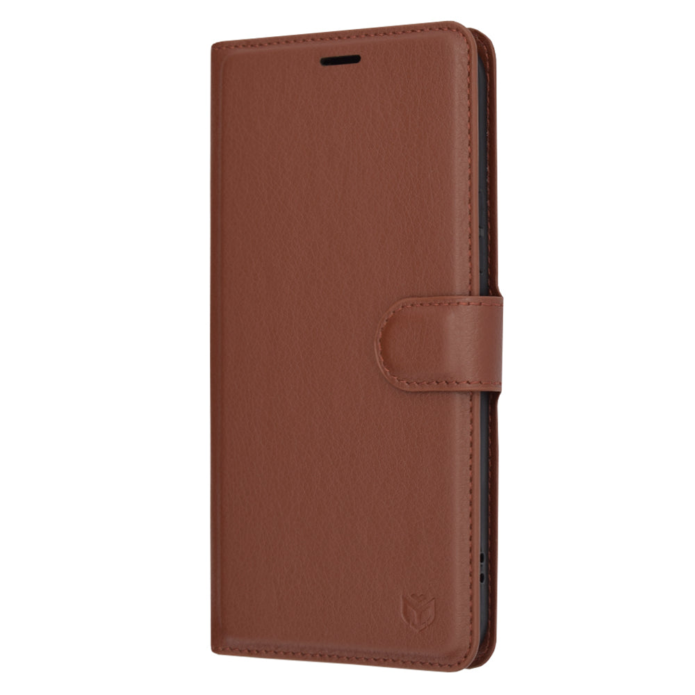 Husa de protectie Techsuit Leather Folio compatibil cu Samsung Galaxy A54, Maro