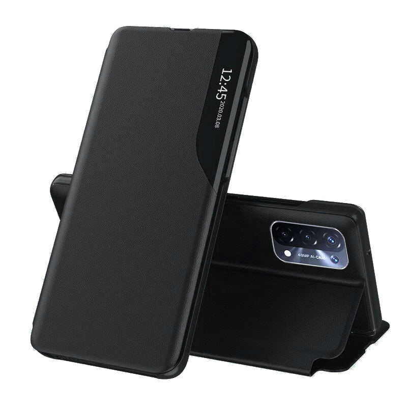 Husa de protectie Techsuit eFold Series compatibil cu Oppo A54 5G / A74 5G / OnePlus Nord N200 5G, Negru