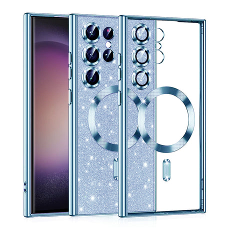 Husă Techsuit pentru Galaxy S23 Ultra, albastră