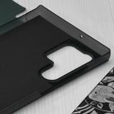 Husă Techsuit eFold Series pentru Samsung Galaxy S22 Ultra 5G, verde